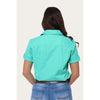 Ringers Western Jules Women's Half Button Short Sleeve Work Shirt - Mint