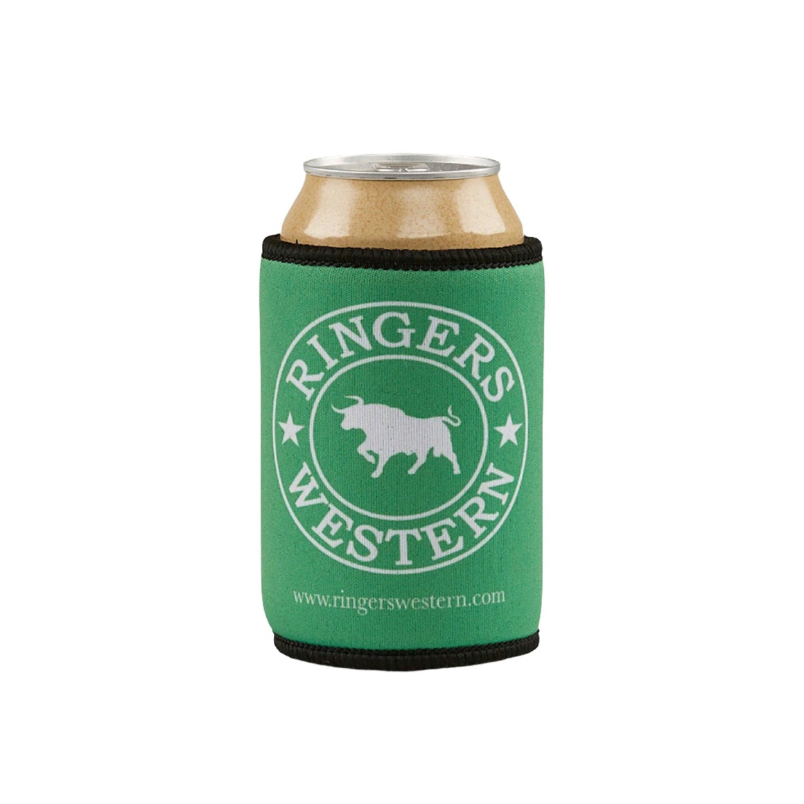 Ringers Western Signature Bull Stubby Cooler - Kelly Green