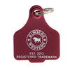 Ringers Western Cattle Tag - Burgundy