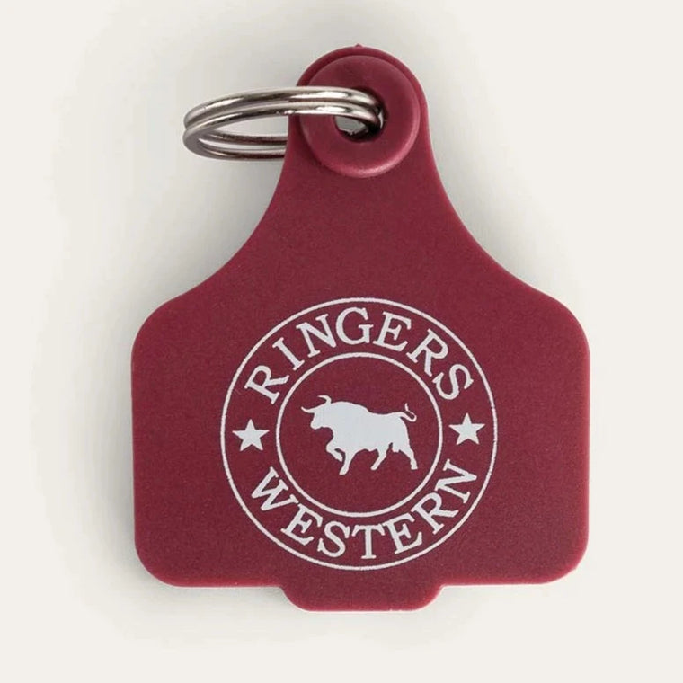 Ringers Western Cattle Tag - Burgundy