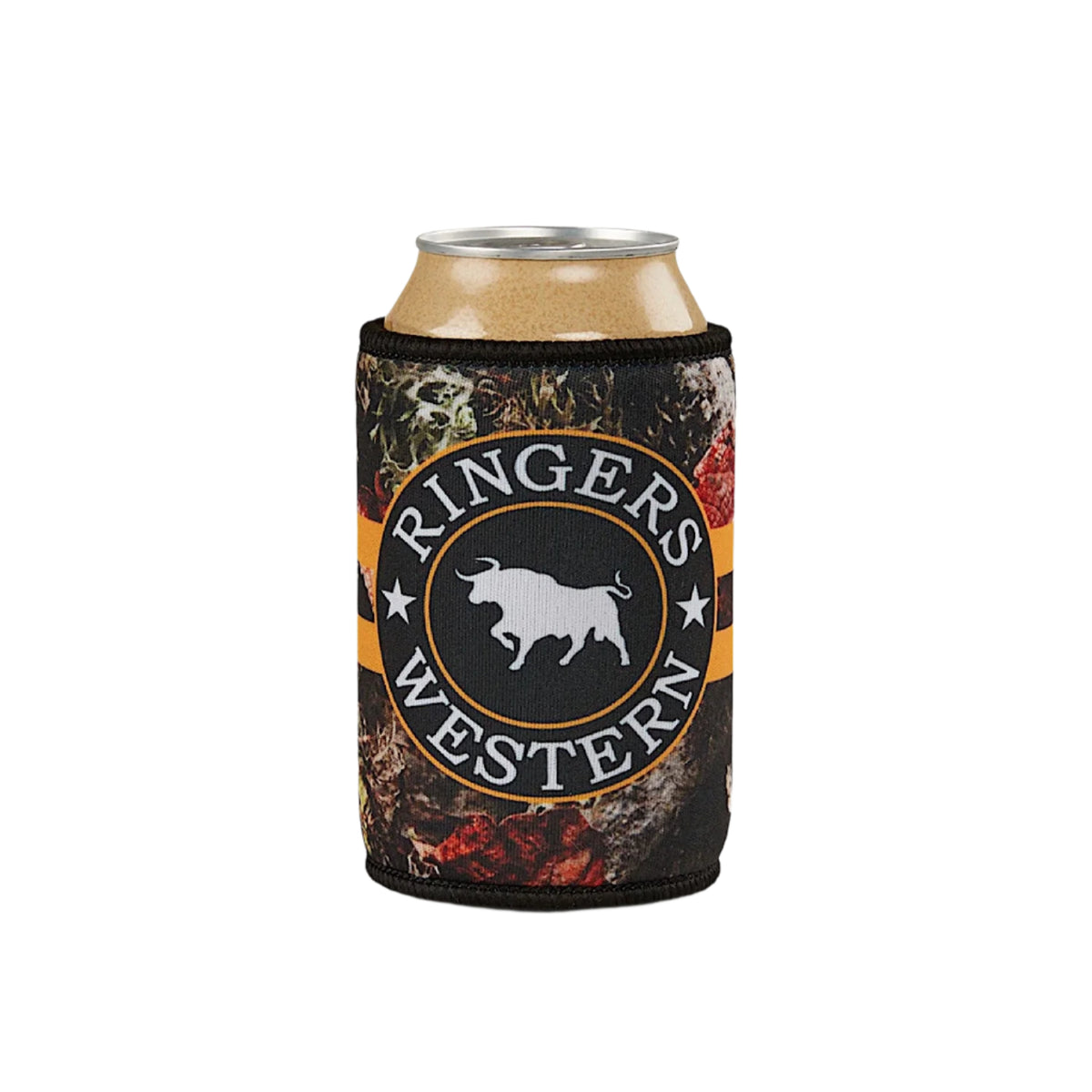 Ringers Western McCoy Stubby Cooler - Camo/Orange