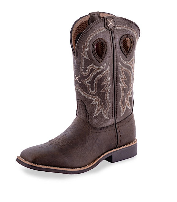 Twisted X Mens Top Hand Boot - Taupe/Brown