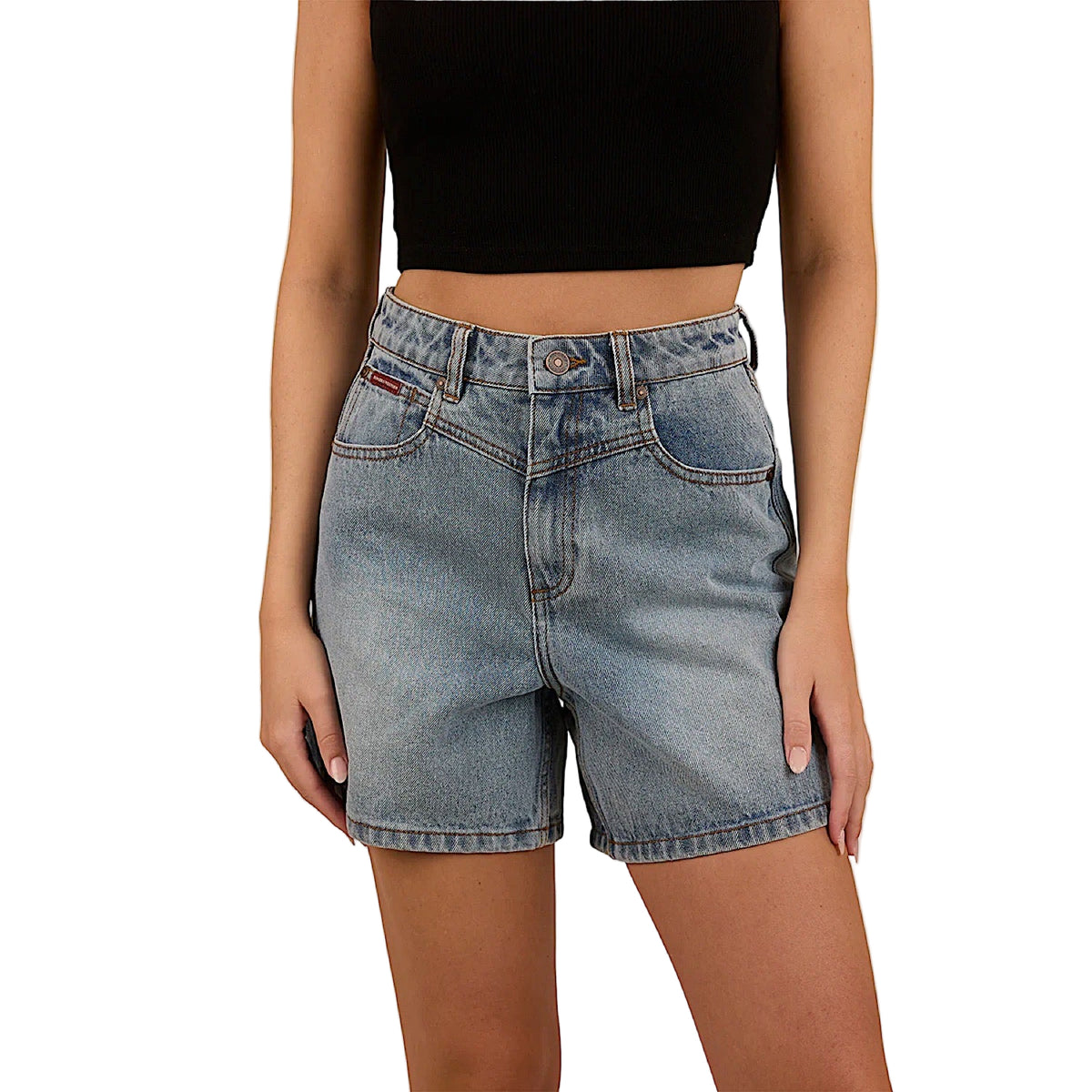 Ringers Western Women's Saige Denim Short - Light Wash Blue