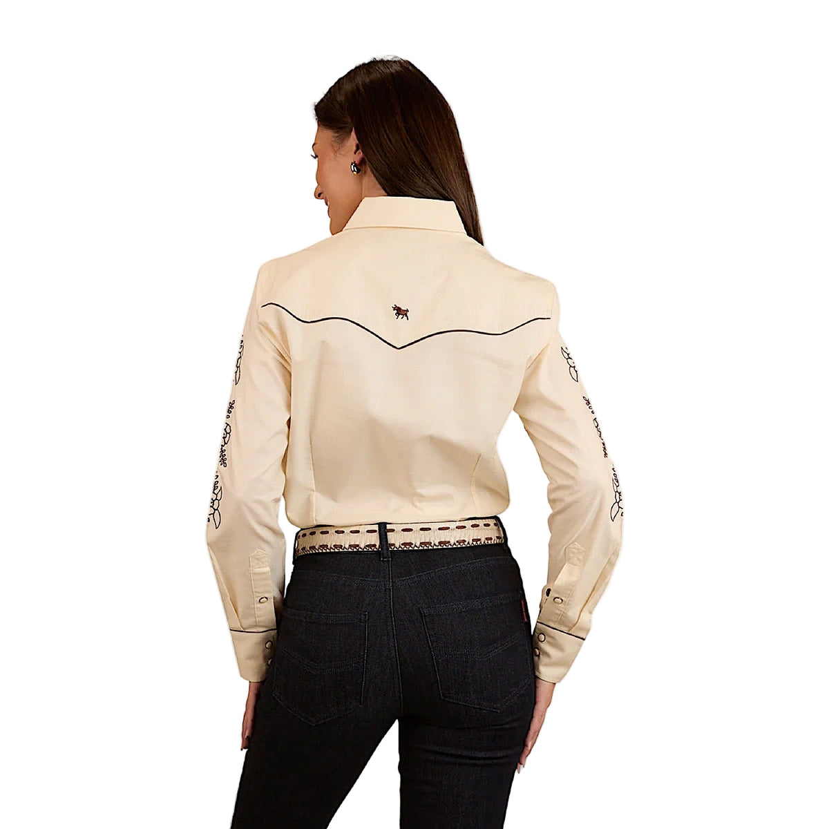 Ringers Western Women's Helena Western Shirt - Off White