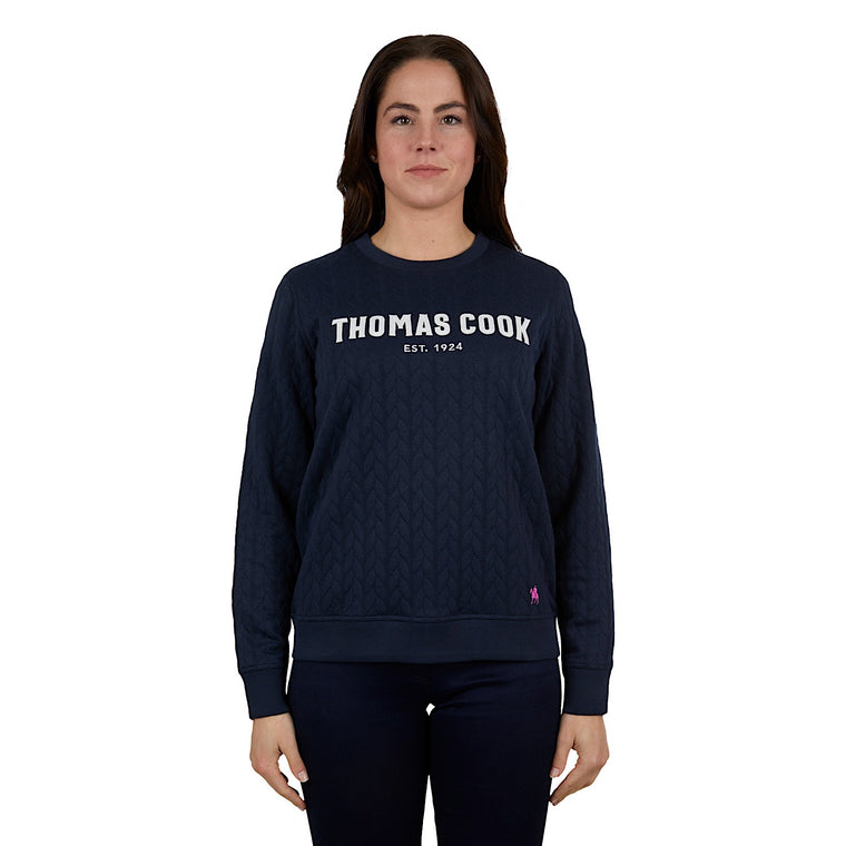 Thomas Cook Womens Piper Sweat Navy