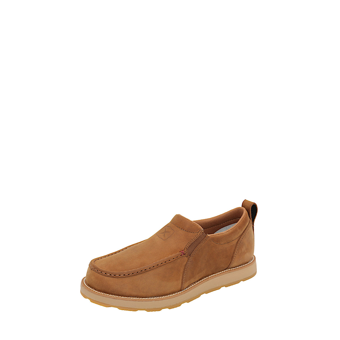 Twisted X Mens Cellstretch Wedge Slip On - Lion Tan