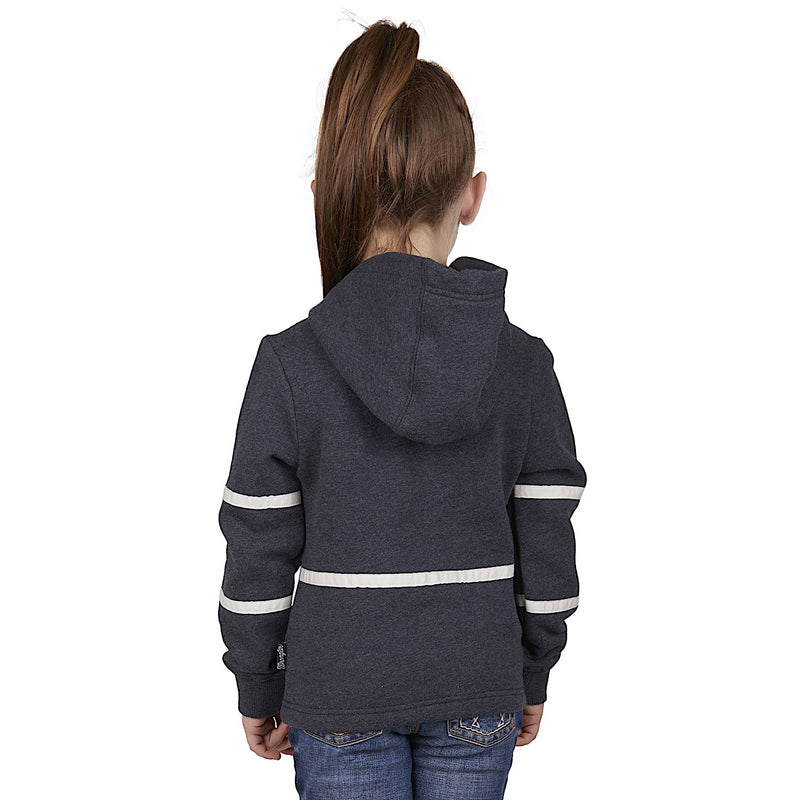 Wrangler Girl’s Cathie Pullover Hoodie - Charcoal