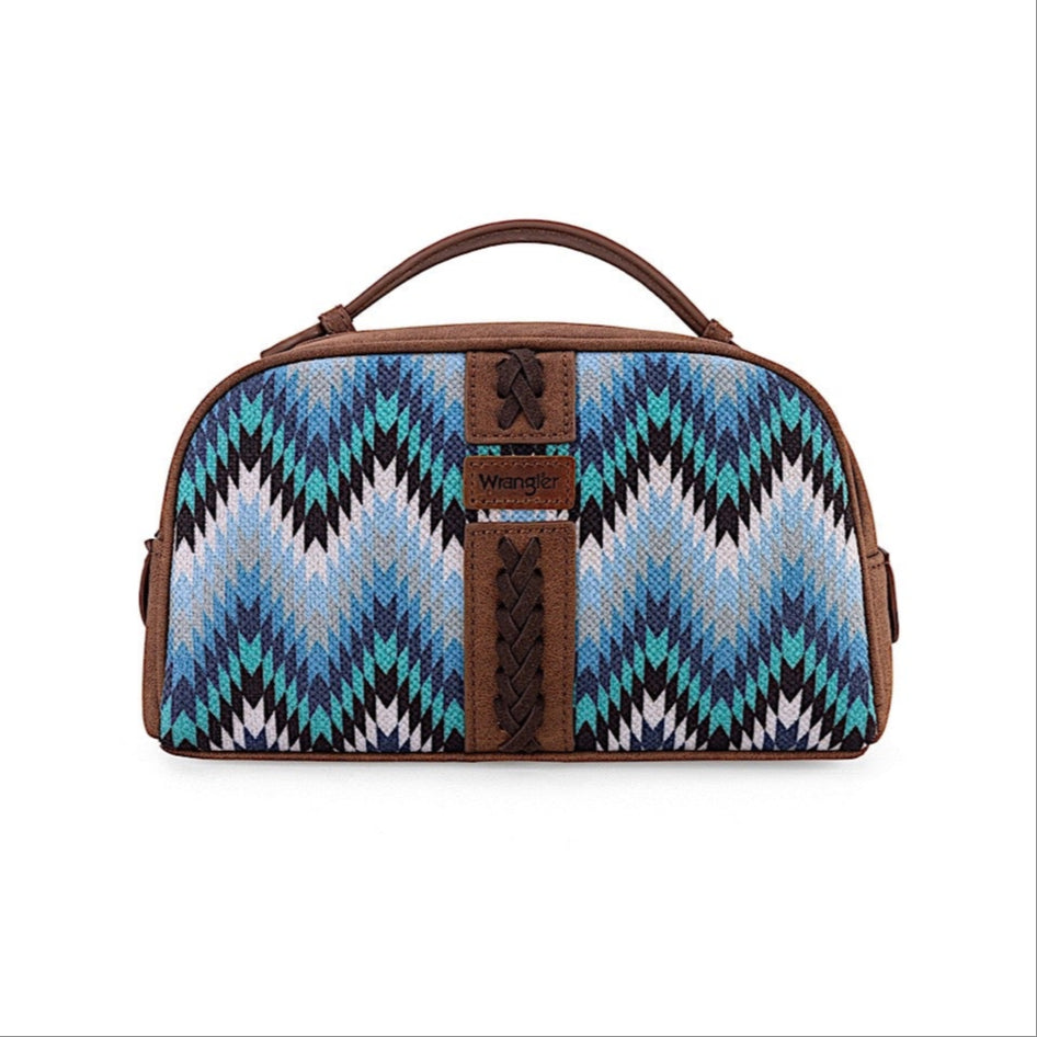 Wrangler Women’s Nevada Cosmetic Vanity Bag - Blue