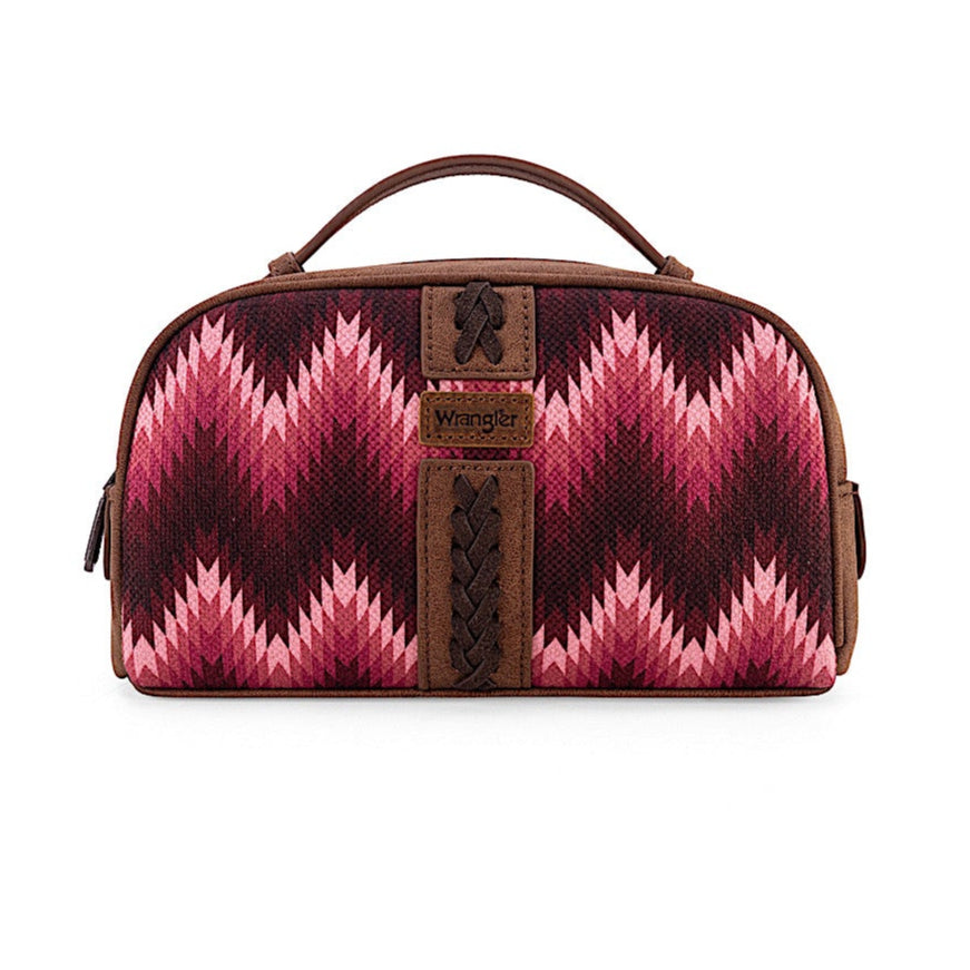 Wrangler Women’s Nevada Cosmetic Vanity Bag - Pink