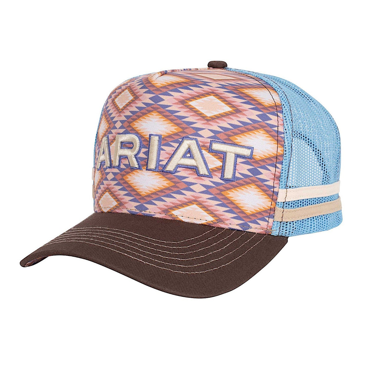 Ariat Aztec Trucker Cap - Blanket - Ariat Mens Caps