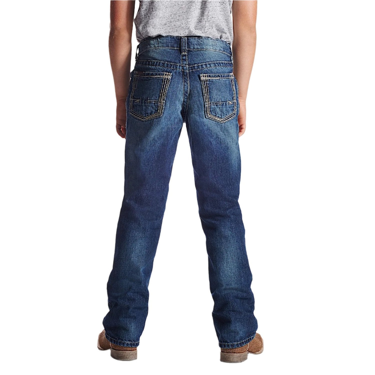 Ariat Boy’s B5 Boundary Stackable Straight Leg Jean - Cyclone