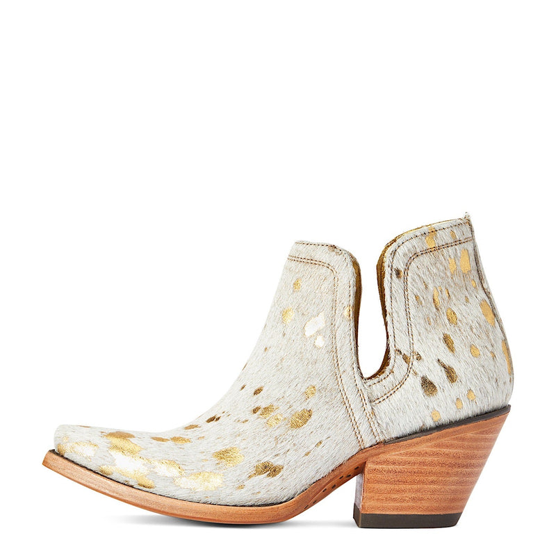 Ariat Dixon Haircalf Boot White Metallic Hair