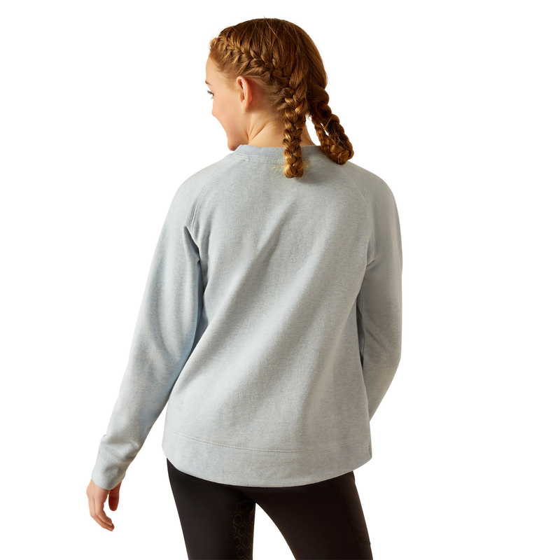 Ariat Girl’s Benicia Sweatshirt - Cerulean