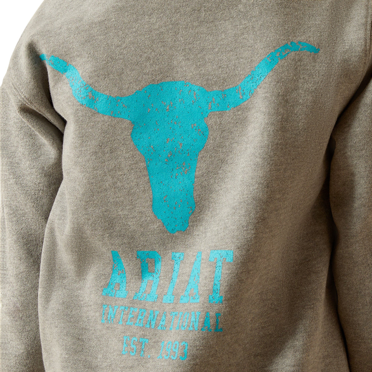 Ariat Girl’s Equipment Hoodie - Heather Grey