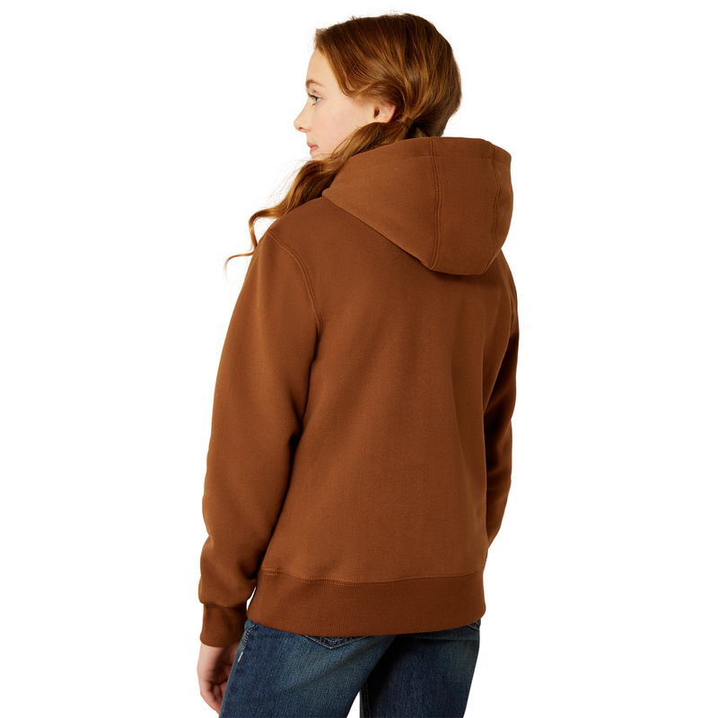 Ariat Girl’s Ranch Collections Hoodie - Soft Silt