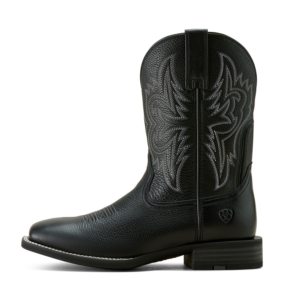 Ariat Men’s Big Rig Western Cowboy Boot - Black Deertan