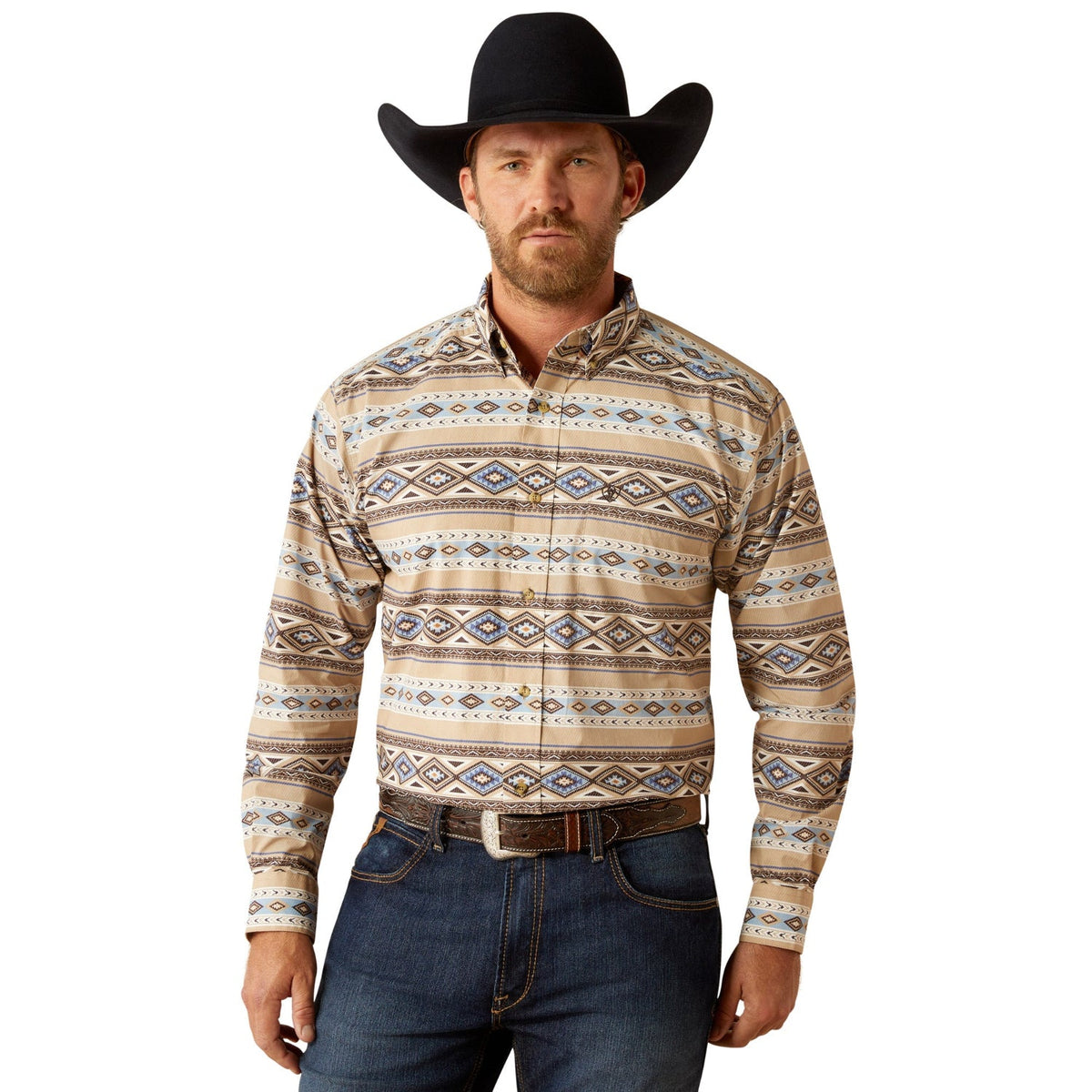 Ariat Men’s Cory Classic Fit Shirt - Brown