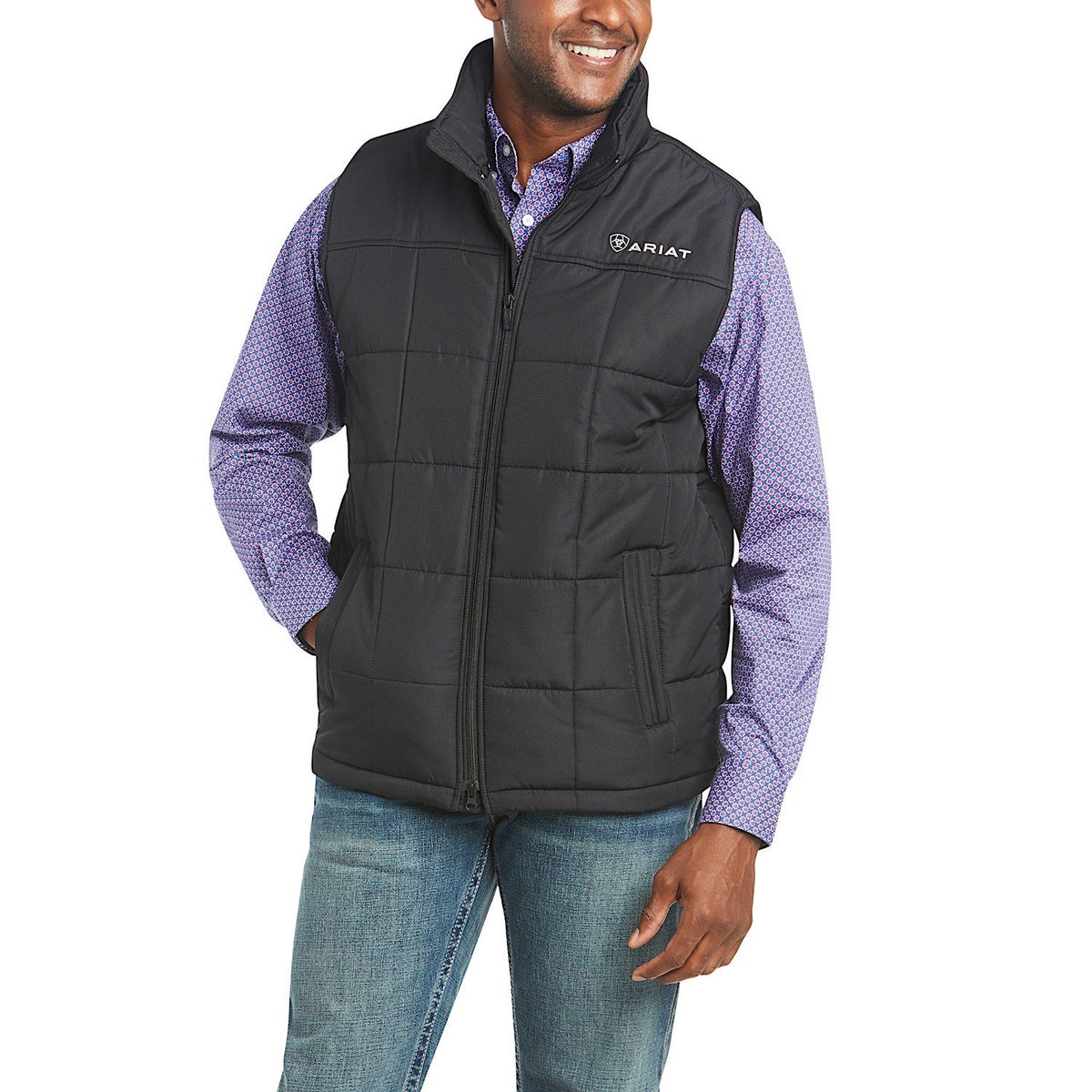 Ariat Men’s Crius Insulated Vest - Black