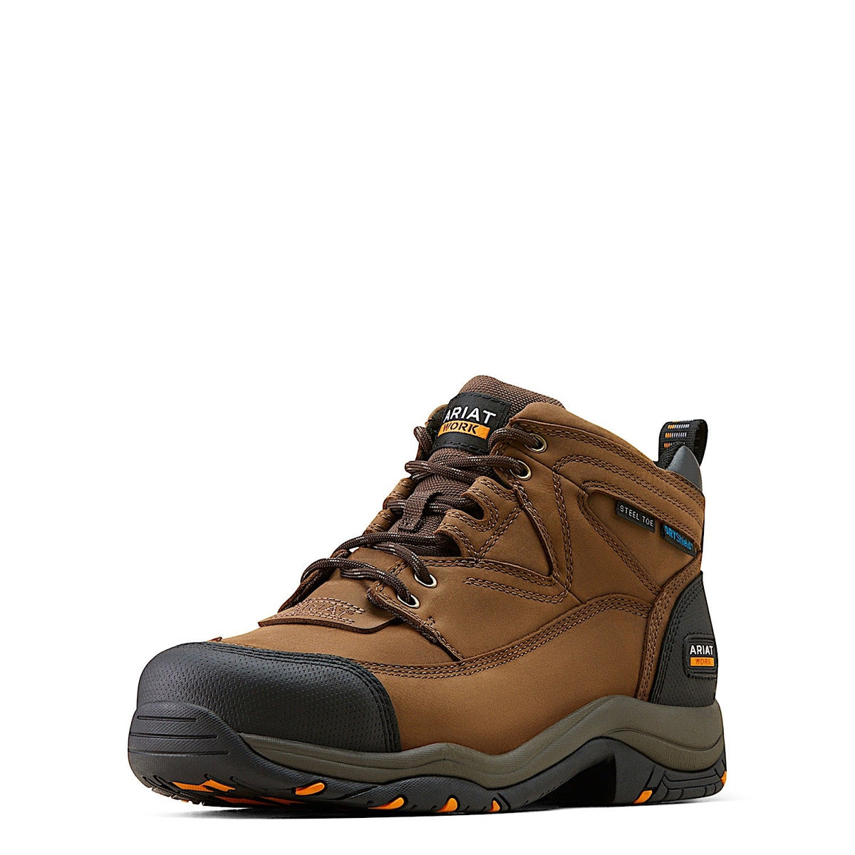 Ariat Men’s Duraterrain Waterproof Steel Toe Boot - Distressed Brown