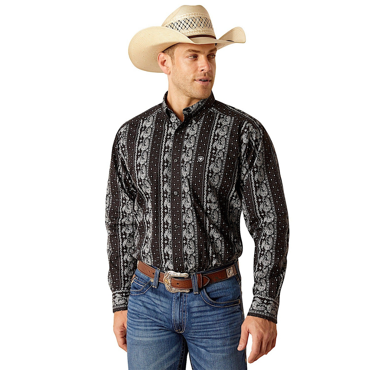Ariat Men’s Jared Classic Fit Shirt - Black