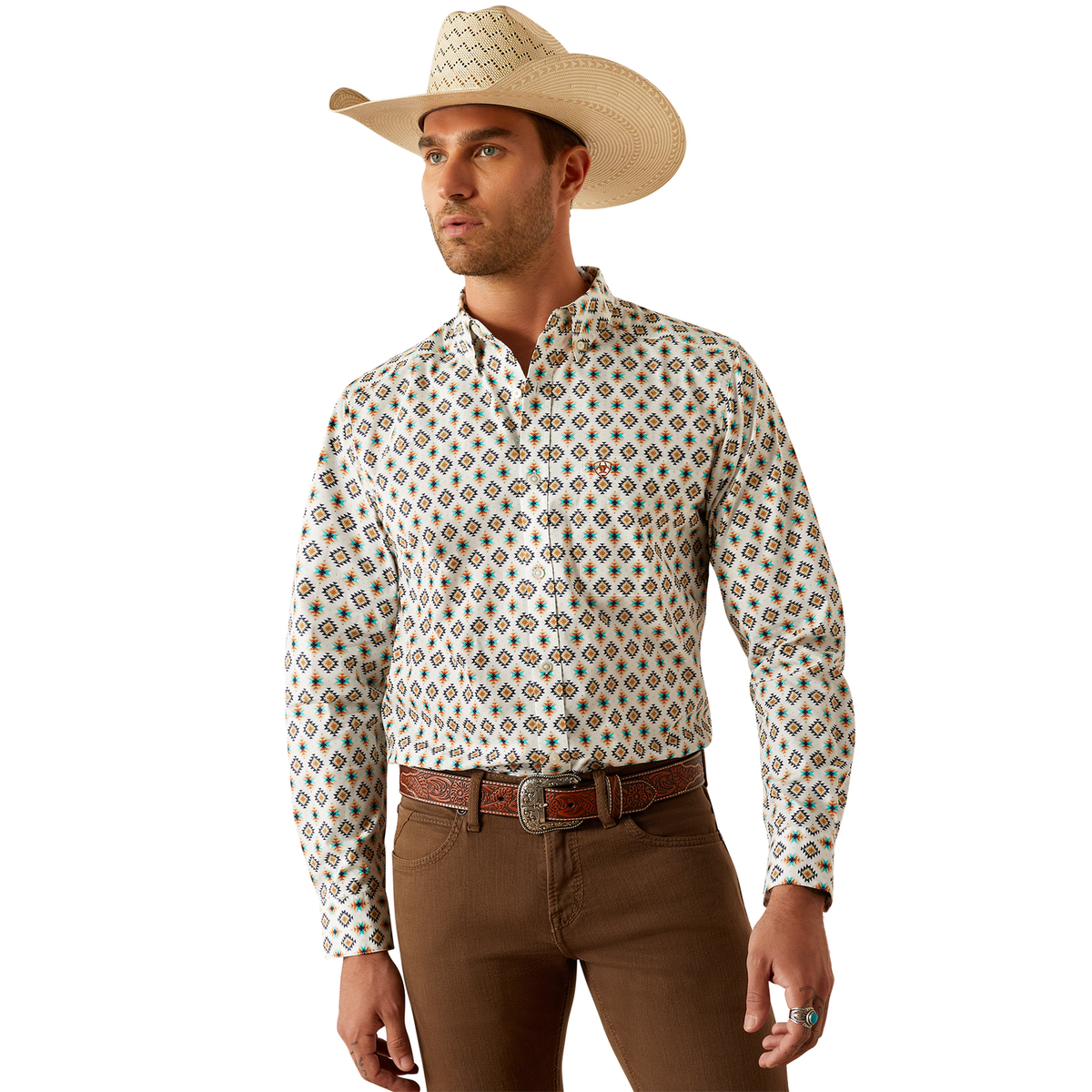Ariat Men’s Judas Fitted Shirt - Blue