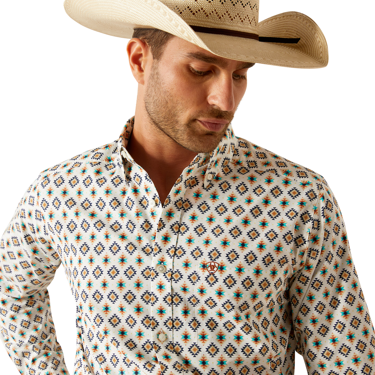 Ariat Men’s Judas Fitted Shirt - Blue