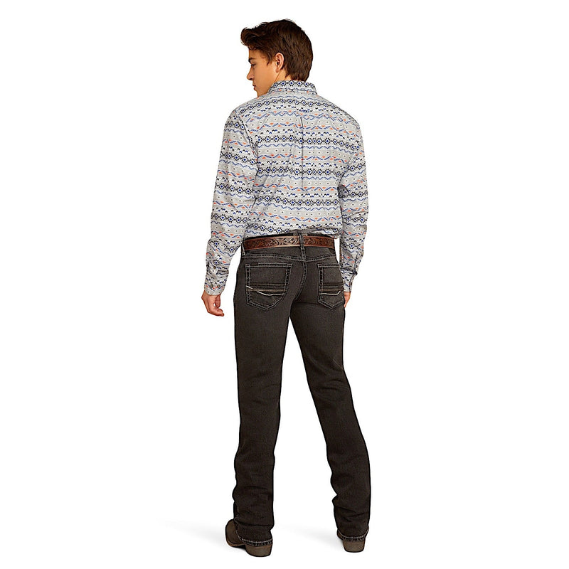 Ariat Men’s M7 Slim Straight Leg Jean - Onyx Ebony Black