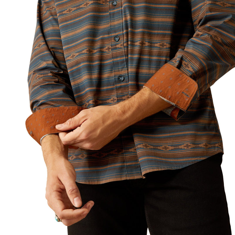 Ariat Men’s Mayor Modern Fit Shirt - Turquoise