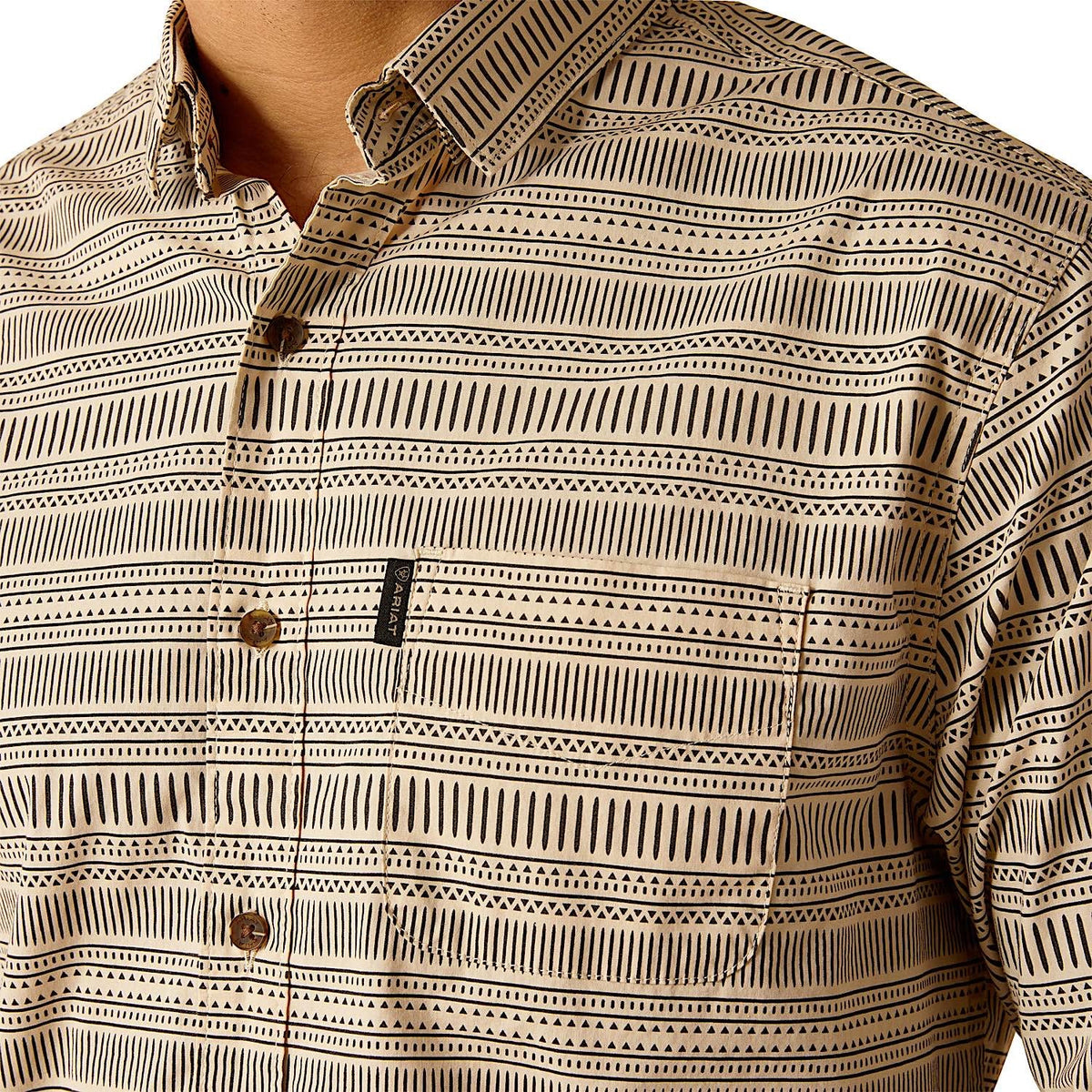 Ariat Men’s Modern Fit Marvin Shirt - Sandshell