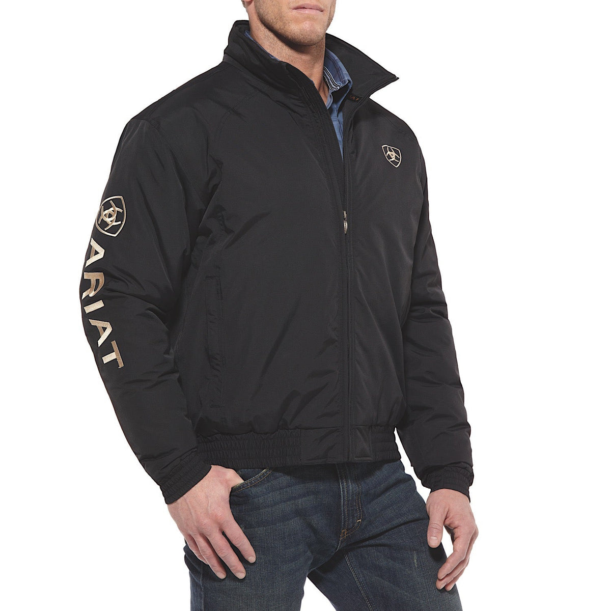 Ariat Men's New Team Logo Insulated Jacket - Black