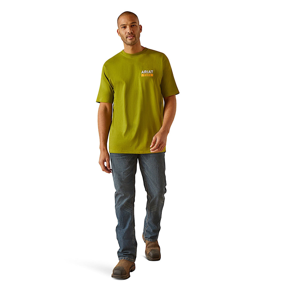 Ariat Men’s Rebar Cotton Strong Roughneck Graphic T-Shirt - Going Green