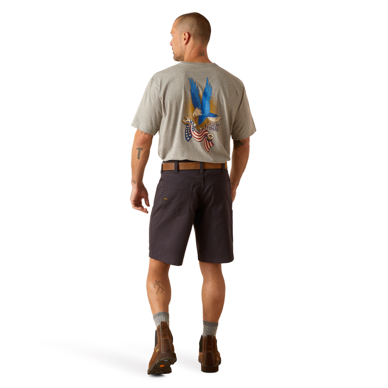 Ariat Men’s Rebar DuraStretch Made Tough Shorts - Charcoal