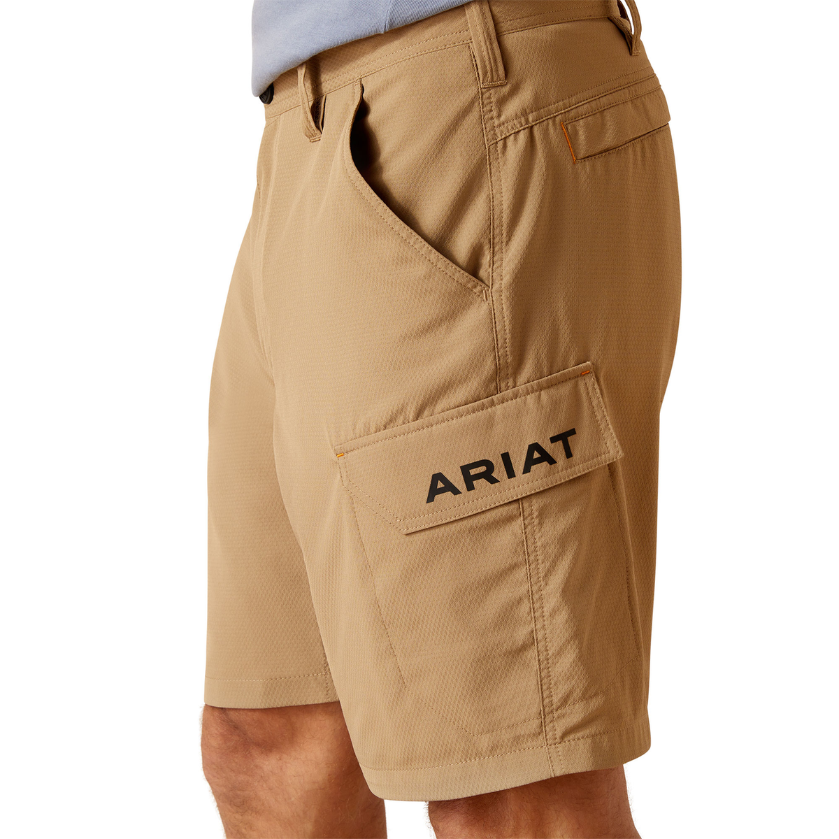 Ariat Men’s Rebar DuraStretch Workflow Ultralight Shorts - Field Khaki