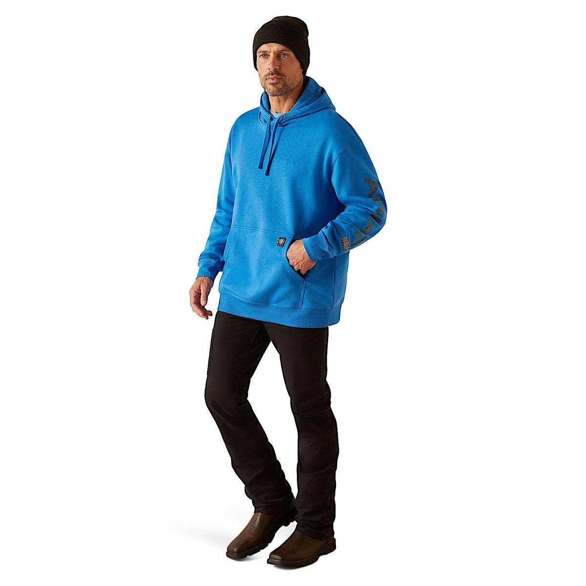 Ariat Men’s Rebar Graphic Hoodie - Campanula