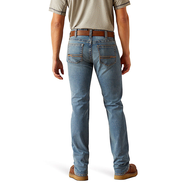 Ariat Men’s Rebar M7 Slim Straight Leg Rail Jean - Breaker