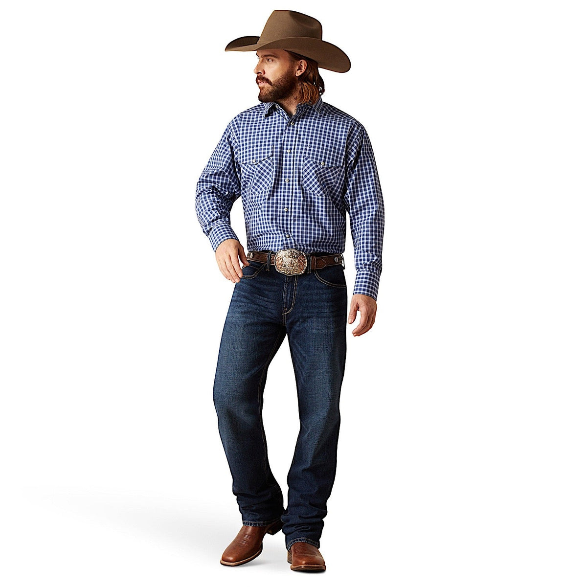 Ariat Men’s Relaxed M4 Dustin Boot Cut - Drake