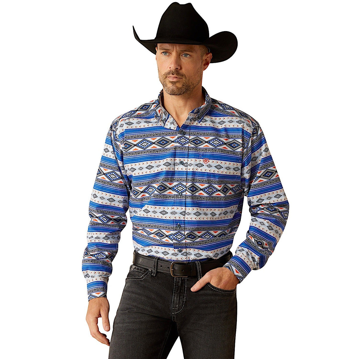 Ariat Men’s Ryder Shirt - Royal Blue