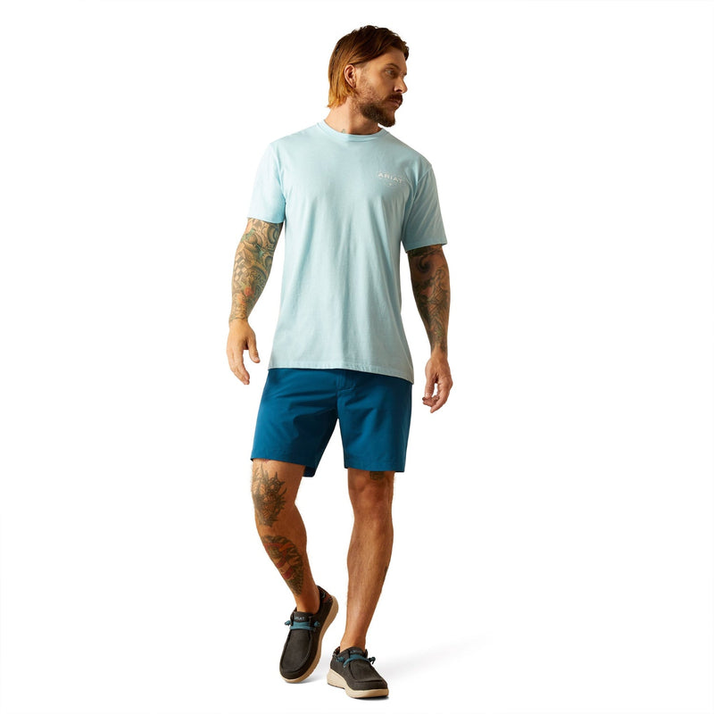 Ariat Men’s Southwest Simple T-Shirt - Sky Blue Heather