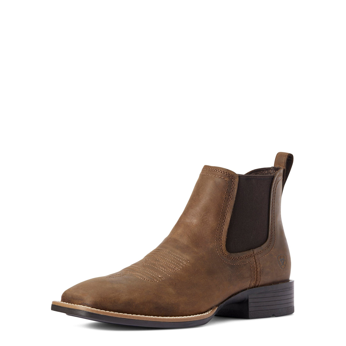 Ariat Men’s Sport Booker Wide Square Toe Boot - Distressed Tan