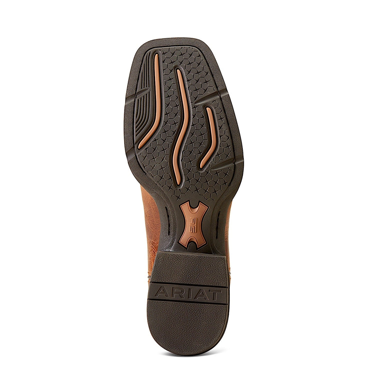 Ariat Men’s Sport Cool VentTEK Western Boot Dark Tan/Two Tone Tan