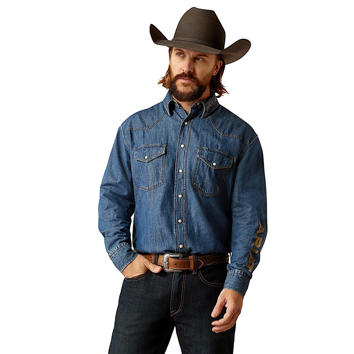 Ariat Men’s Team Denim Shirt - Jazz
