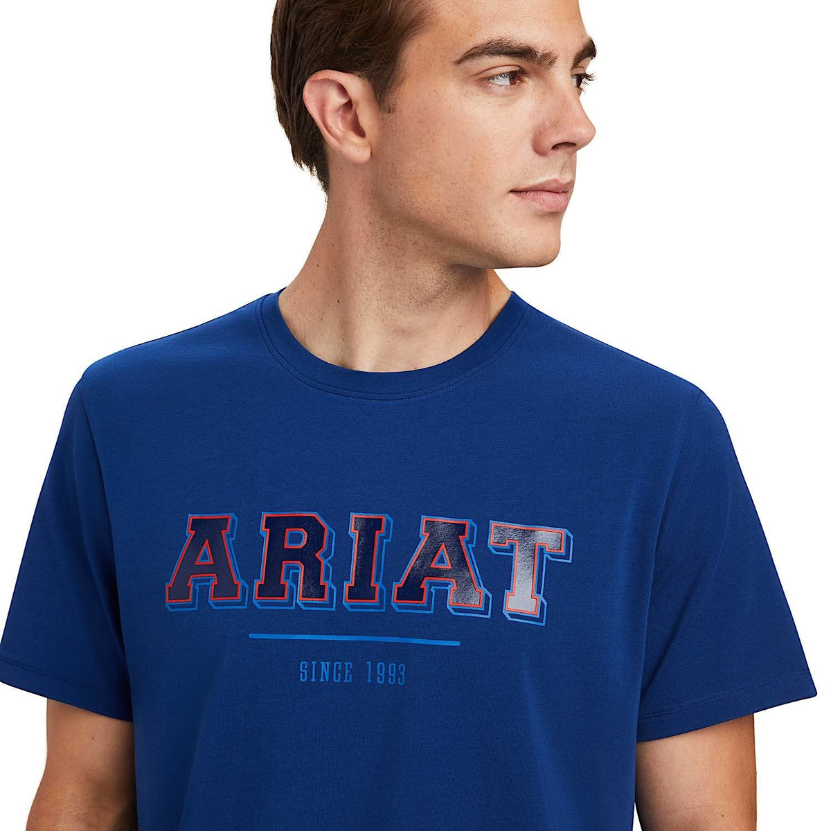 Ariat Men’s Varsity T-Shirt Estate Blue