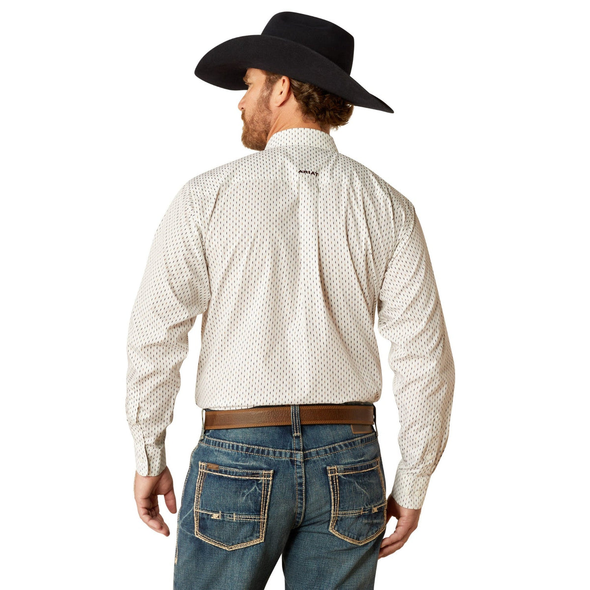 Ariat Men’s Wrinkle Free Izzy Classic Fit Shirt - White
