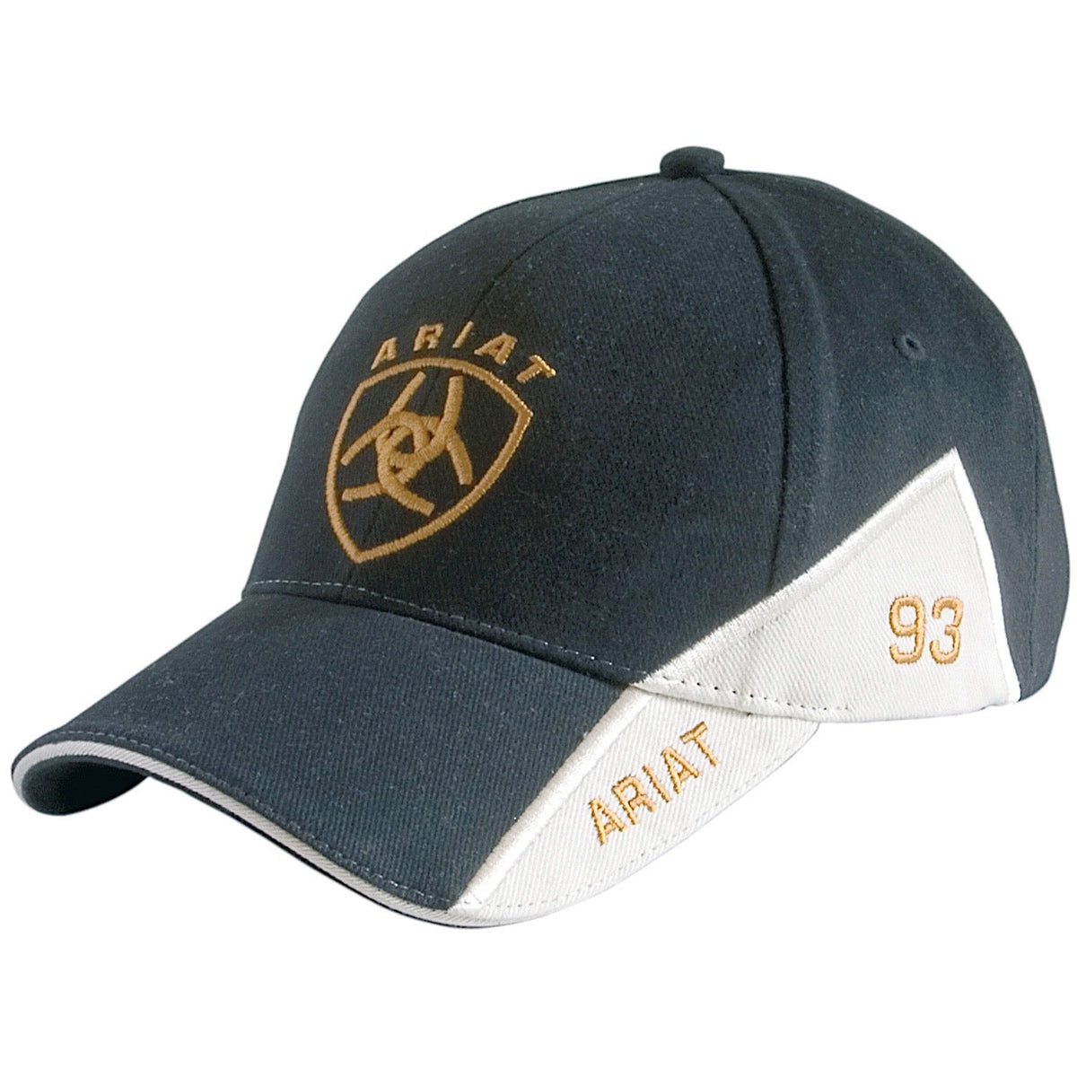 Ariat Signature Cap Black/Natural - Ariat Mens Caps
