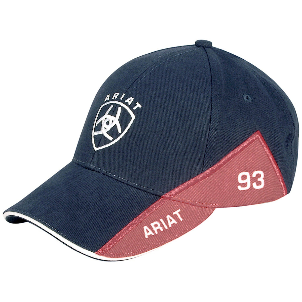 Ariat Signature Cap Navy/ Red & White - Ariat Mens Caps