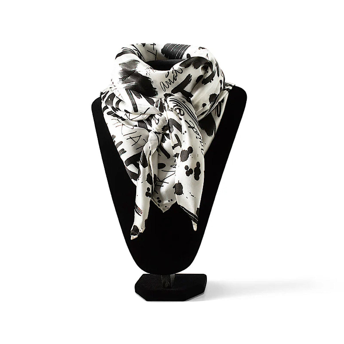 Ariat Wild Rag Neck Scarf - Graffiti Black/White