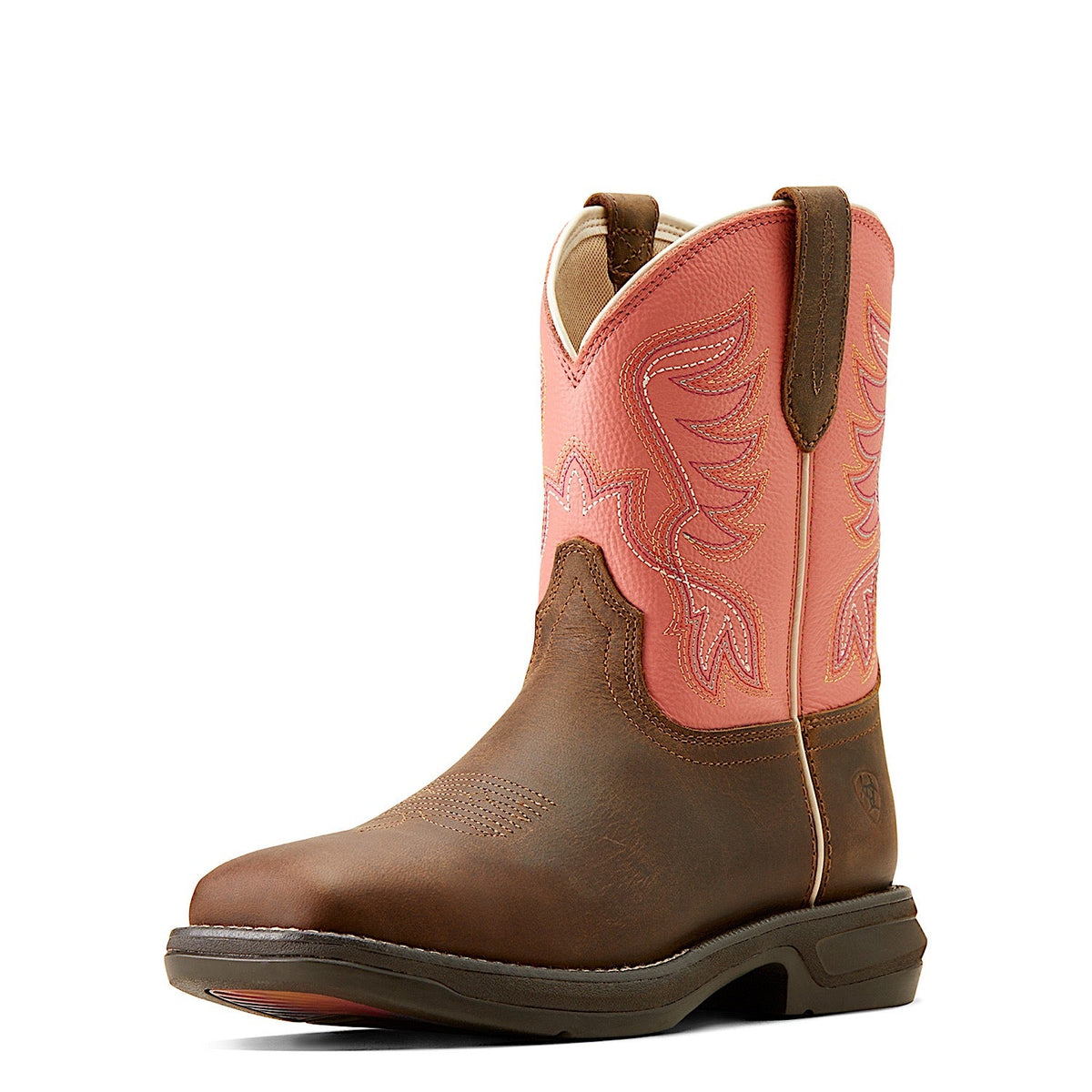 Ariat Women’s Anthem Shortie Western Boot Myra Honey Bee/Cosmic Coral