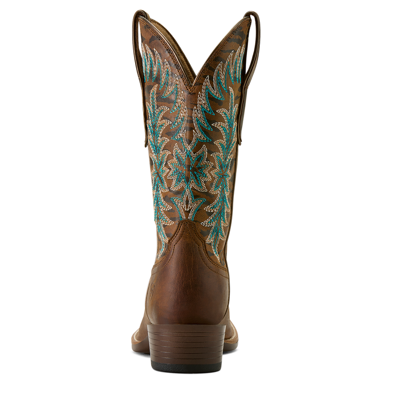 Ariat Women’s Beaumont Western Boot - Sassy Brown/Gilded Tiger Print