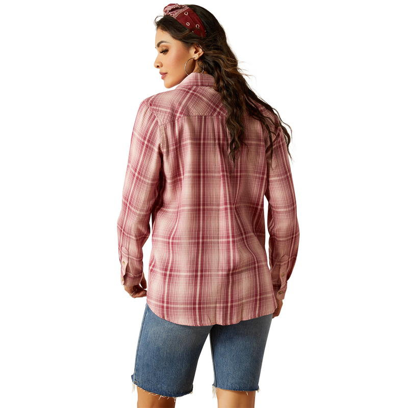 Ariat Women’s Billie Jean Shirt - Delilah Plaid