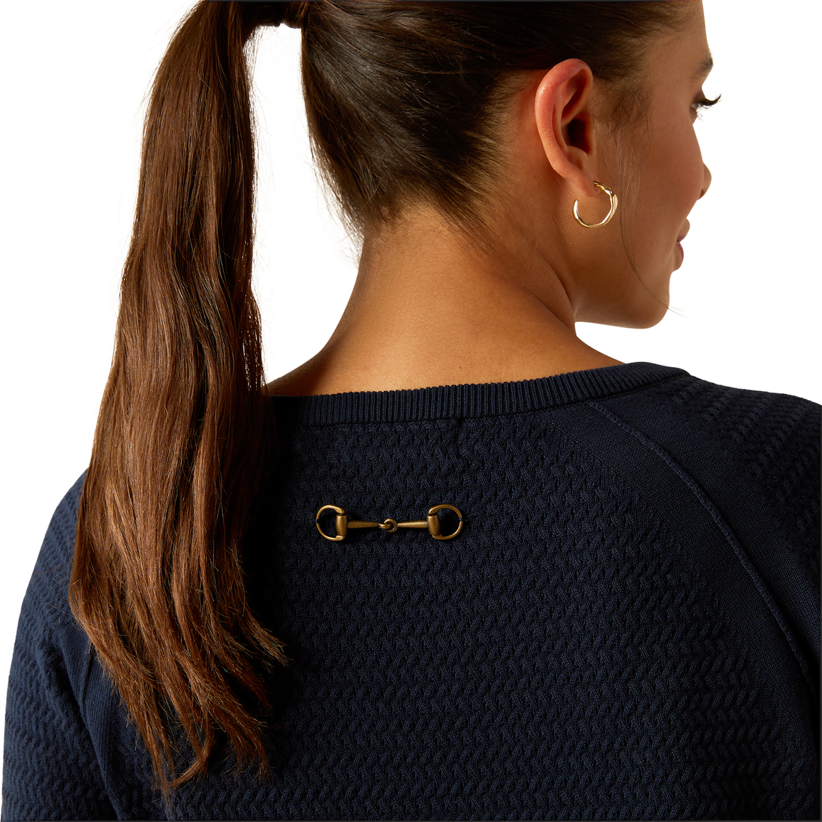 Ariat Women’s Cambeck Sweater - Navy - Ariat Womens Tops